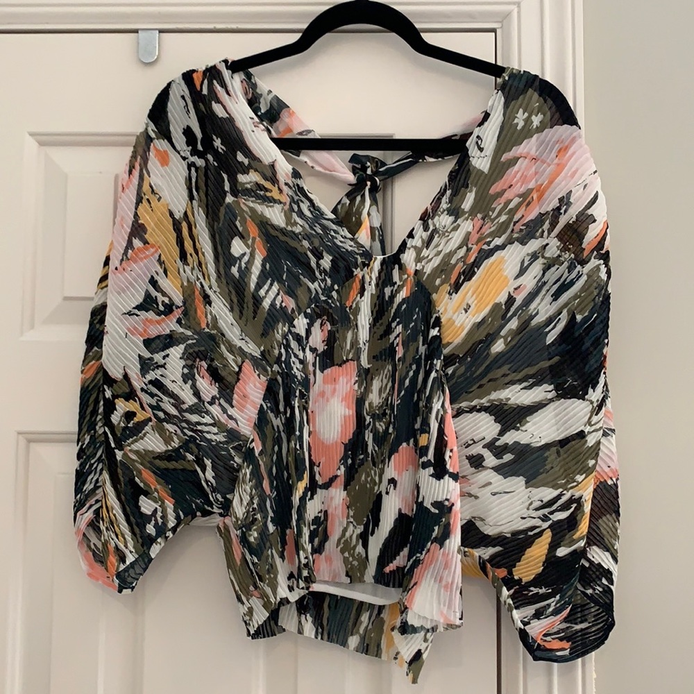 NWT Club Monaco Tie-back Top